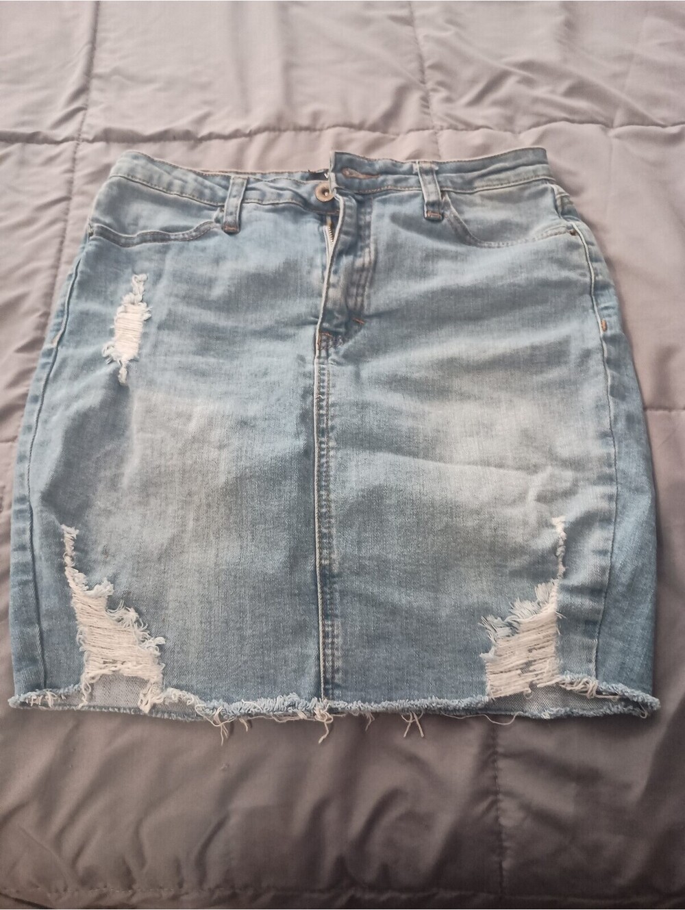 Wax jean denim skirt size s